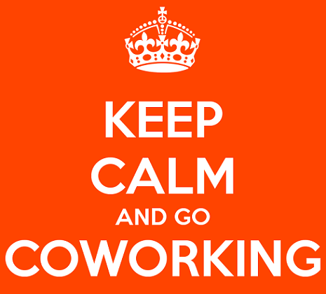 keep calm and go coworking